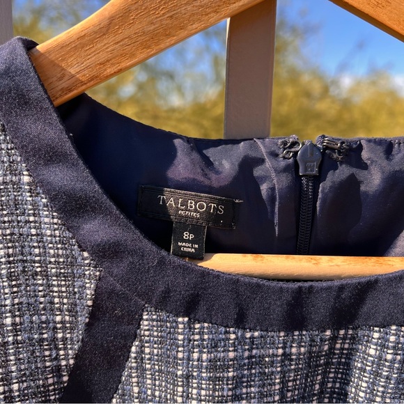 Talbots Sleeveless Women’s Tweed Dress 8P - Picture 3 of 11